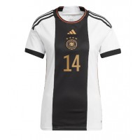 Maglie da calcio Germania Jamal Musiala #14 Prima Maglia Femminile Mondiali 2022 Manica Corta